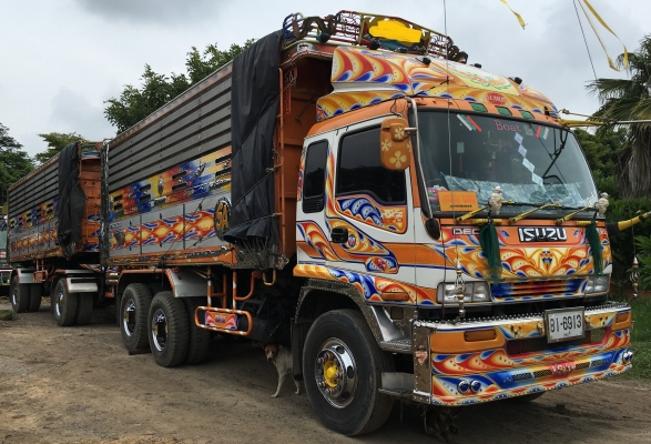 พ่วง 18 ล้อ ISUZU คัตซีจัมโบ้ เครื่อง 230 แรง กระบะมิเนียม - ดั้ม อู่ เอสเอ เทรนเลอร์ แม่ปี46 - ลูกปี 56 สภาพสวย 1.65 ล้านต่อรอง