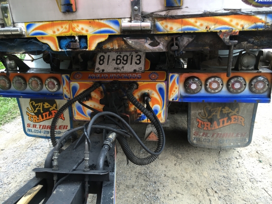 พ่วง 18 ล้อ ISUZU คัตซีจัมโบ้ เครื่อง 230 แรง กระบะมิเนียม - ดั้ม อู่ เอสเอ เทรนเลอร์ แม่ปี46 - ลูกปี 56 สภาพสวย 1.65 ล้านต่อรอง