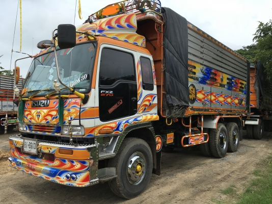 พ่วง 18 ล้อ ISUZU คัตซีจัมโบ้ เครื่อง 230 แรง กระบะมิเนียม - ดั้ม อู่ เอสเอ เทรนเลอร์ แม่ปี46 - ลูกปี 56 สภาพสวย 1.65 ล้านต่อรอง