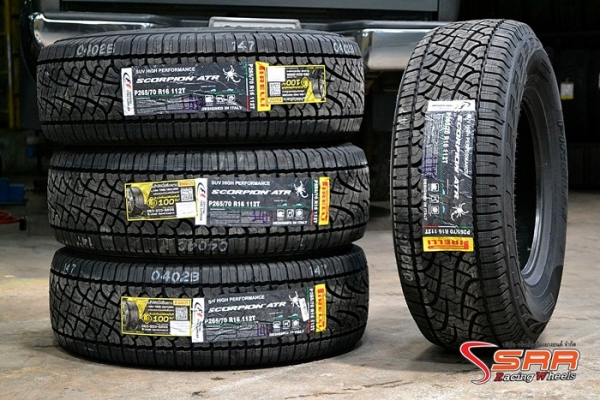 PIRELLI SCORPION ATR 265/70R16 เส้นละ 4,900 บาท PIRELLI SCORPION ATR 265/70R16 เส้นละ 4,900 บาท