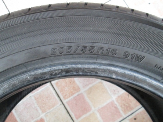 ขายยางเทพ 205-55-16 YOKOHAMA DB (JAPAN) ปี15 งามๆ 1คู่