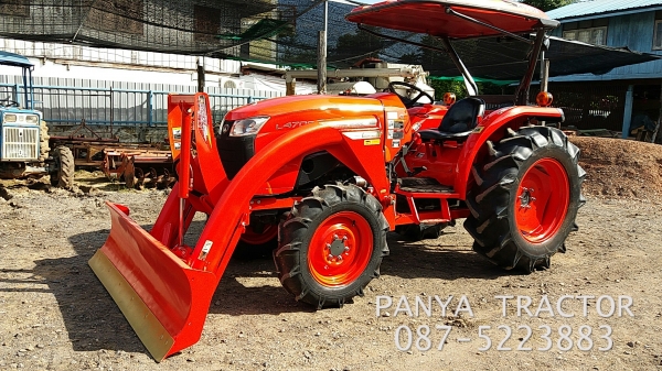 รถเข้าใหม่#ปัญญาแทรคเตอร์..จัดมาให้ครับ ด่วน 390,000 บาท.คูโบต้าL4708 ใบมีดคานบนSD180พร้อมโรตาลี่RX182สภาพพร้อมใช้