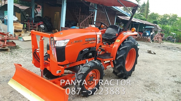 รถเข้าใหม่#ปัญญาแทรคเตอร์..จัดมาให้ครับ ด่วน 295,000 บาท.คูโบต้าL3608 ใบมีดคานล่างFD163 พร้อม ผานพรวน6&times;22CMT สภาพพร้อมใช้