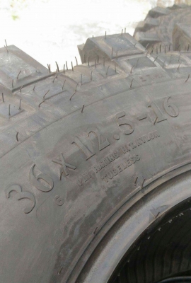 ขายยางสำหรับขาป่า ขาลุย 33 ขอบ 16 และ 36 ขอบ 16 ของใหม่ราคาไม่แพง