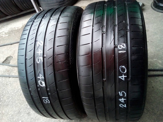 245/40R18 CONTINENTAL CONTACK CT5 ปี15 มี 2 เส้น tel. 081-427-3941