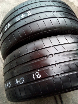 245/40R18 CONTINENTAL CONTACK CT5 ปี15 มี 2 เส้น tel. 081-427-3941