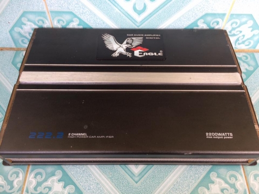 แอมป์คลาสเอบี2ch EAGLE มือสองสภาพดี ใช้งานปกติเสียงดีมาก แรงดี ขับกลางแหลม6-8ดอกได้ ขาย 1450 บาท สนใจ0892425454 อยู่สระบุรี
