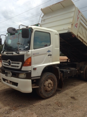 ขาย HINO 320 พ่วงแม่ลูก กระบะเหล็กสามมิตร รถปี 52