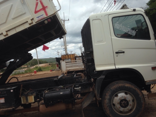 ขาย HINO 320 พ่วงแม่ลูก กระบะเหล็กสามมิตร รถปี 52