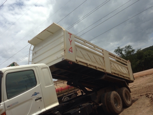 ขาย HINO 320 พ่วงแม่ลูก กระบะเหล็กสามมิตร รถปี 52