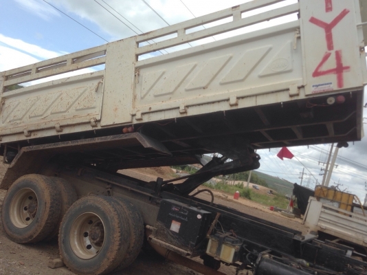 ขาย HINO 320 พ่วงแม่ลูก กระบะเหล็กสามมิตร รถปี 52