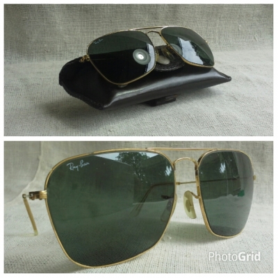แว่นตาอเมริกันวินเทจ  กองเกวียนคาราวานอันเกรียงไกรแห่งทศวรรษ 1980s  Vintage B&amp;L RAY-BAN CARAVAN USA  ตัวแท้! จริงใจ-ไม่จิงโจ้!