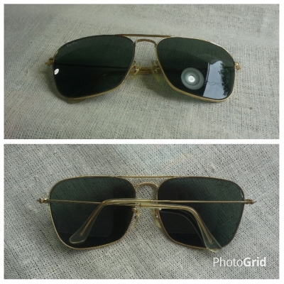 แว่นตาอเมริกันวินเทจ  กองเกวียนคาราวานอันเกรียงไกรแห่งทศวรรษ 1980s  Vintage B&amp;L RAY-BAN CARAVAN USA  ตัวแท้! จริงใจ-ไม่จิงโจ้!
