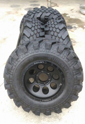 ขายยาง 33 ขอบ 16 พร้อมล้อ LENSO MAX1 16x9 -25 สวยๆ