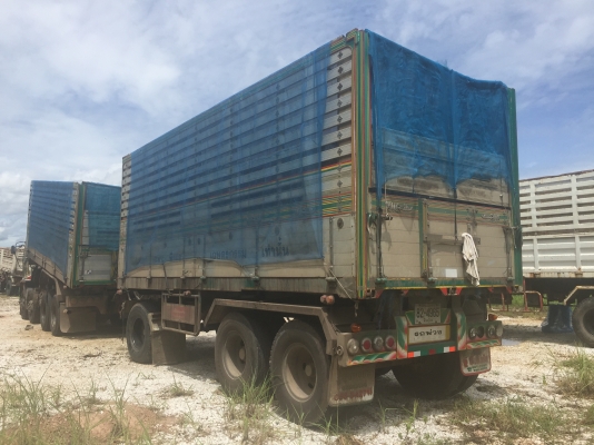 ขายรถบรรทุก  10 ล้อ 2 เพลา พ่วงแม่ลูก ดั้ม มี 2 พ่วง