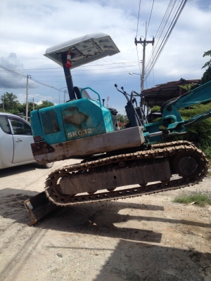 Kobelco sk032. เดินสายหัวเจาะแล้วพร้อมใช้งาน เครื่อง32แรง turbo