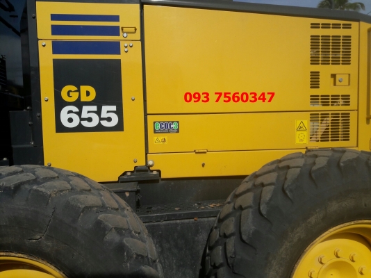 ขายดาวน์ รถเกรดเดอร์ KOMATSU GD655-5 ซีเรียล 559XX =1,976 ชม.