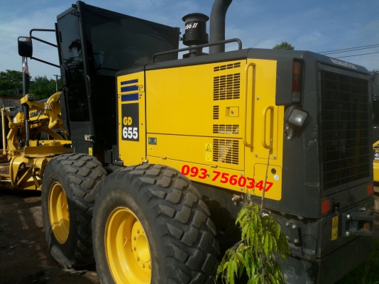 ขายดาวน์ รถเกรดเดอร์ KOMATSU GD655-5 ซีเรียล 559XX =1,976 ชม.