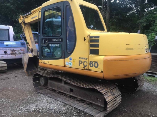 Komatsu PC60-7 รถขุด มือสองญี่ปุ่น โทร. 080-6565422 (หนิง)