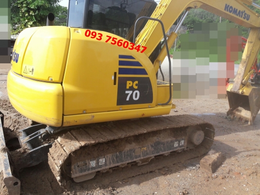 ขายดาวน์ รถแบคโฮ KOMATSU PC70-8=503 ชม.
