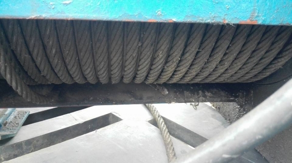 รอกสลิงญี่ปุ่น MEIDENSHA 5000 kg(5ตัน) วิ่งบน 4 ทิศทาง ไฟ 380V ของสวยพร้อมใช้