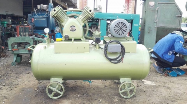 ** SOLD ** ปั้มลมสวอน SWAN 5 HP 260 L ไฟ 380V พร้อมใช้