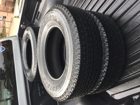 ยาง Bridgestone 245 70 16 ปี17 มี3ชุด ดอกเต็ม ไม่มีปะ เนื้อนิ่มๆ ใช้ยาว ราคาไม่แพง