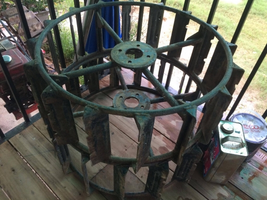 ล้อเหล็กสภาพดีเก่าเก็บ ไม่เคยลงนา สภาพ มากกว่า 95\%