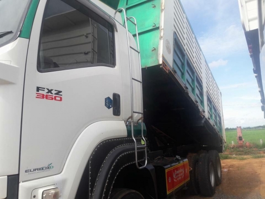 Isuzu 360 แรง ปี 55 ดัมพ์คอกเกษตร มีระบบลากพ่วง สวยเดิมพร้อมใช้งาน