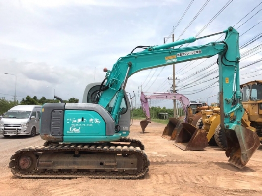 ขายรถแบคโฮ KOBELCO SK135SR YY01 มีลายหัวกระแทก รถนอกนำเข้าจากญี่ปุ่น สภาพสวยพร้อมใช้ มีVDOการทำงานครับ