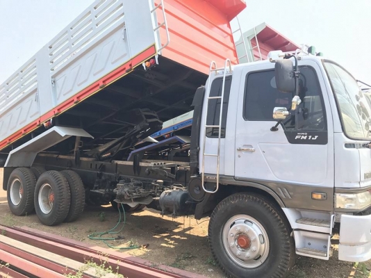 Hino FM1J เครื่อง 210 แรง ปี 40 กระบะต่อใหม่ ยางใหม่