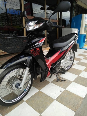 เวฟ 110 ไอ สีดำแดง ปี 2555 ขับง่าย คงทน ประหยัดน้ำมัน