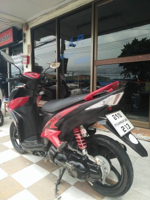 หัวฉีดรุ่นใหม่ Mio 125i GTX สีดำแดง ปลายปี 2555 (ล้อแม็กซ์แท้)ขับหล่อสปอร์ต หัวฉีดรุ่นใหม่ Mio 125i GTX สีดำแดง ปลายปี 2555 (ล้อแม็กซ์แท้)ขับหล่อสปอร์ต