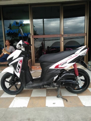 หัวฉีดรุ่นใหม่ GT 125 สีขาวแดง ปี 2559 (ล้อแม็กซ์แท้)รถสวยสุดสปอร์ต ราคาเร้าใจ