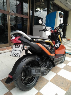 โฉมใหม่ปัจจุบัน Honda Zoomer X สีดำ ตัวท๊อป ปี 2559 หล่อขั้นเทพ เรือนไมล์ดิจิตอล ราคาถูกๆ