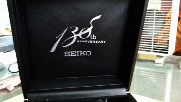 กล่อง นาฬิกา SEIKO รุ่น 130th ANNIVERSARY แท้