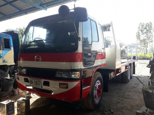 ขาย10ล้อ2เพลา HINO HO7C185 หางไฮโดรลิกซ์ ขึ้นรถเกี่ยวข้าว ทะเบียนครบ ติดต่อ080-7964423 085-7698049 เ