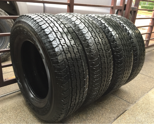 ยาง Bridgestone 245 70 16 สิ้นปี16 ดอกเต็ม เนื้อนิ่มๆ ราคาไม่แพง