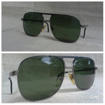 แว่นตาเทพเจ้าของชาวเยอรมัน  'ราชสีห์โลหะ บรอนซ์ - เทา' แห่งทศวรรษที่ '80s Vintage RODENSTOCK handmade in Germany