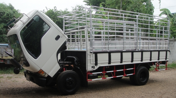 ISUZU NPR หัวการ์ตูน คัสฃีKS แอร์ ฟิล์ม เพาเวอร์ ยางเรเดียล6เส้น เครื่องแน่น คัสฃีสวย รถขับดีพร้อมใช