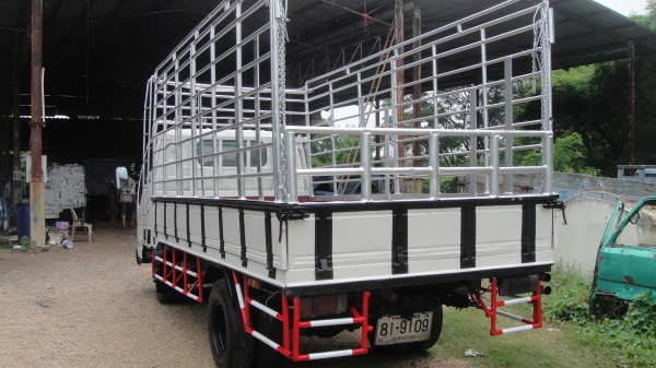 ISUZU NPR หัวการ์ตูน คัสฃีKS แอร์ ฟิล์ม เพาเวอร์ ยางเรเดียล6เส้น เครื่องแน่น คัสฃีสวย รถขับดีพร้อมใช