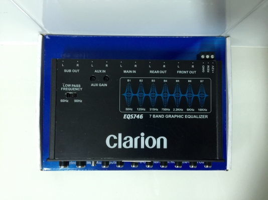 ขายปรีแอมป์ยี่ห้อ Clarion รุ่น EQS746 คุณภาพเสียงดีแนว SQ ขายปรีแอมป์ยี่ห้อ Clarion รุ่น EQS746 คุณภาพเสียงดีแนว SQ
