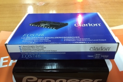ขายปรีแอมป์ยี่ห้อ Clarion รุ่น EQS746 คุณภาพเสียงดีแนว SQ ขายปรีแอมป์ยี่ห้อ Clarion รุ่น EQS746 คุณภาพเสียงดีแนว SQ