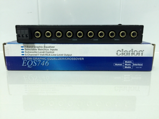 ขายปรีแอมป์ยี่ห้อ Clarion รุ่น EQS746 คุณภาพเสียงดีแนว SQ ขายปรีแอมป์ยี่ห้อ Clarion รุ่น EQS746 คุณภาพเสียงดีแนว SQ