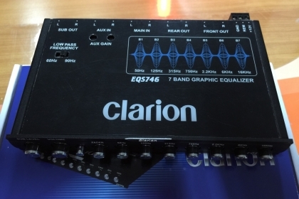 ขายปรีแอมป์ยี่ห้อ Clarion รุ่น EQS746 คุณภาพเสียงดีแนว SQ ขายปรีแอมป์ยี่ห้อ Clarion รุ่น EQS746 คุณภาพเสียงดีแนว SQ