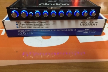 ขายปรีแอมป์ยี่ห้อ Clarion รุ่น EQS746 คุณภาพเสียงดีแนว SQ