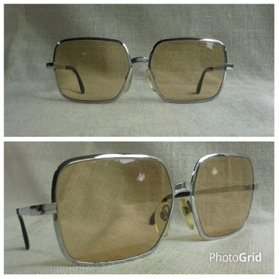 แว่นตาเทพเจ้าของชาวเยอรมัน ยุค &#039;70s  ราชสีห์เงิน!  ตัวเทพบุตร!  Vintage RODENSTOCK handmade in Germany  บิ๊กไซซ์!  หล่อใหญ่!