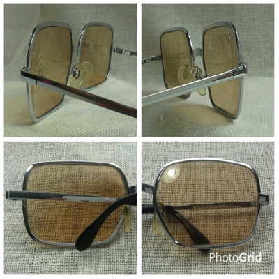 แว่นตาเทพเจ้าของชาวเยอรมัน ยุค &#039;70s  ราชสีห์เงิน!  ตัวเทพบุตร!  Vintage RODENSTOCK handmade in Germany  บิ๊กไซซ์!  หล่อใหญ่!