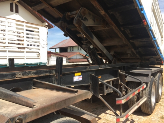 ขายรถพ่วง HINO 380แรง ซีรีส์500 ปี 58 เลขไมล์ 130,xxx ดั้มพ์สามมิตร สภาพเดิมๆ