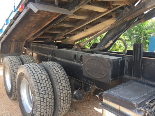 ขายรถพ่วง HINO 380แรง ซีรีส์500 ปี 58 เลขไมล์ 130,xxx ดั้มพ์สามมิตร สภาพเดิมๆ